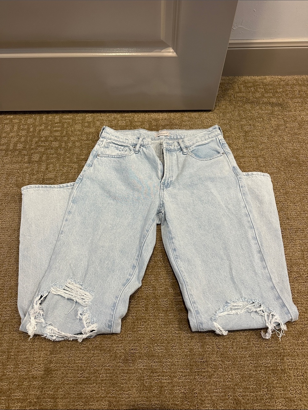 PacSun Light Wash Jordyn Low Rise Straight Leg Jeans
